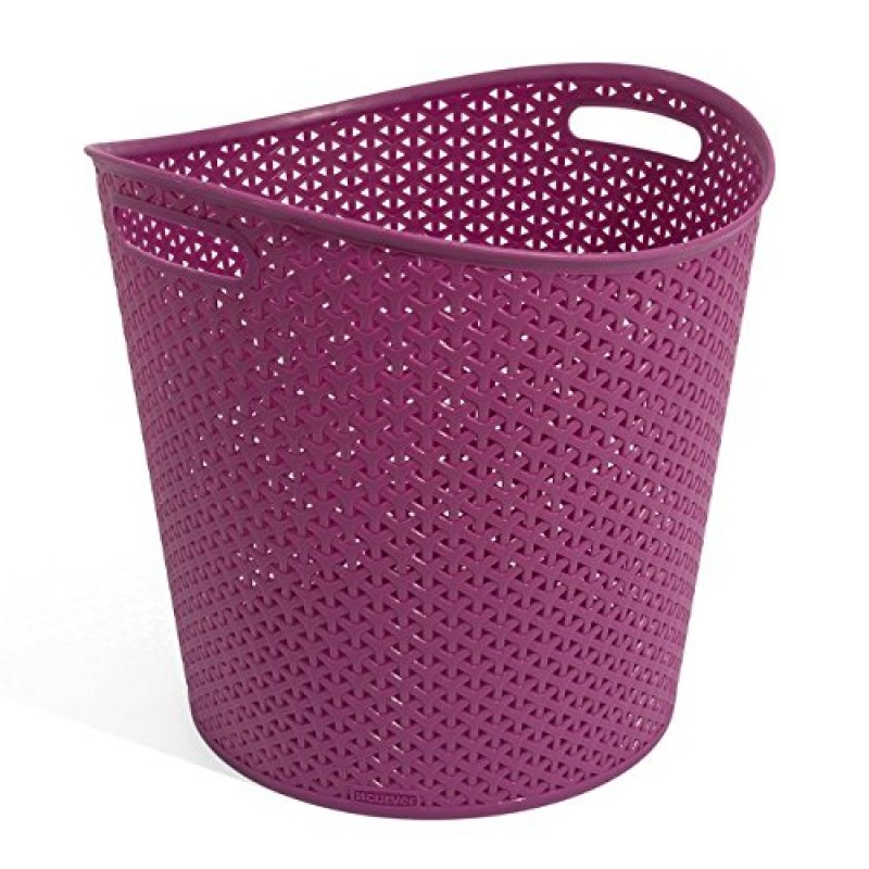 CURVER MY STYLE 30L koš na prádlo 39x39x37cm lila 00715-939