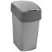 CURVER FLIP BIN 10L Odpadkový koš 35 x 18,9 x 23,5 cm stříbrná/šedá 02170-686
