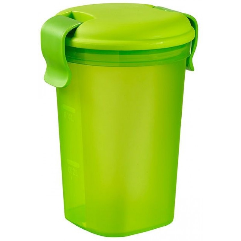 CURVER LUNCH & GO L 0,6L hrnek 11x17cm zelený 00769-C52 CURVER LUNCH & GO L 0,6L hrnek 11x17cm zelený 00769-C52