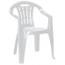 KETER MALLORCA Zahradní židle, 56 x 58 x 79 cm, světle šedá 17180335