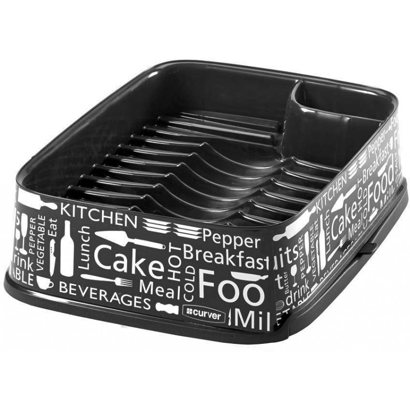 CURVER Odkapávač obdélníkový - motiv kuchyně 02332-S25 CURVER Odkapávač obdélníkový - motiv kuchyně 02332-S25