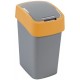 CURVER FLIP BIN 25L Odpadkový koš 47 x 26 x 34 cm stříbrná/žlutá 02171-535