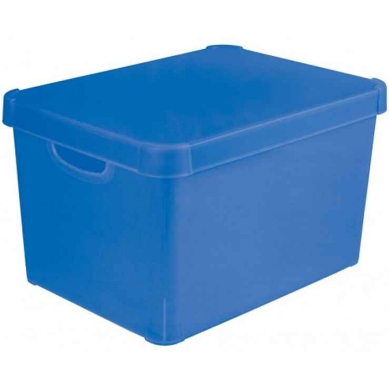 CURVER STOCKHOLM L box úložný 39,5 x 29,5 x 25 cm modrý 04711-084