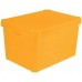 VÝPRODEJ CURVER box úložný STOCKHOLM L, 39,5 x 29,5 x 25 cm, oranžový, R__04711-250 BEZ VÍKA