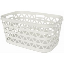 CURVER OCEANA 45L Koš na čisté prádlo 57,1 x 37,1 x 27,1 cm, béžová 00521-885