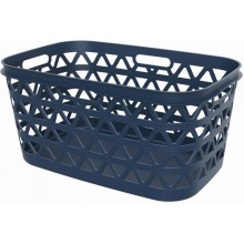 CURVER OCEANA 45L Koš na čisté prádlo 57,1 x 37,1 x 27,1 cm, modrá 00521-Z99