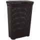 CURVER STYLE 40L Koš na špinavé prádlo 44,8 x 61,5 x 26,5 cm, tmavě hnědý 00709-210