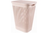 CURVER PURE 55L Koš na špinavé prádlo 43 x 35 x 58 cm, růžová 01918-Q70
