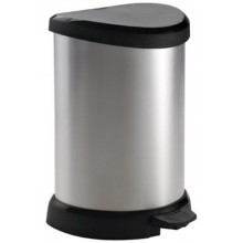 CURVER DECO BIN 15L Odpadkový koš 30,3 x 26,8 x 44,8 cm stříbrný 02120-582