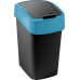 CURVER FLIP BIN 9L Odpadkový koš 35 x 18,9 x 23,5 cm černá/modrá 02170-280 CURVER FLIP BIN 9L Odpadkový koš 35 x 18,9 x 23,5 cm černá/modrá 02170-280