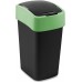 CURVER FLIP BIN 25L Odpadkový koš 47 x 26 x 34 cm černá/zelená 02171-847 CURVER FLIP BIN 25L Odpadkový koš 47 x 26 x 34 cm černá/zelená 02171-847