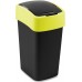CURVER FLIP BIN 25L Odpadkový koš 47 x 26 x 34 cm černá/žlutá 02171-E64 CURVER FLIP BIN 25L Odpadkový koš 47 x 26 x 34 cm černá/žlutá 02171-E64