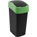 CURVER FLIP BIN 45L Odpadkový koš 65,3 x 29,4 x 37,6 cm černá/zelená 02172-847 CURVER FLIP BIN 45L Odpadkový koš 65,3 x 29,4 x 37,6 cm černá/zelená 02172-847