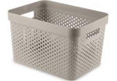 CURVER INFINITY 17L Úložný box 36 x 27 x 22 cm, recyklovaný plast, béžový 04740-X67