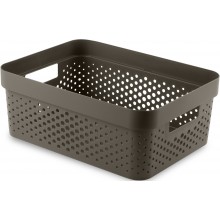 CURVER INFINITY 11L Úložný box 36 x 27 x 14 cm, recyklovaný plast, hnědý 04750-C74
