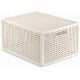 CURVER KAYA M 20L Úložný box, 37,6 x 30 x 20,7 cm, béžová 17213763