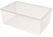 CURVER TEXTILE 45L Úložný box 59,6 x 39,4 x 23 cm transparentní 03008-001