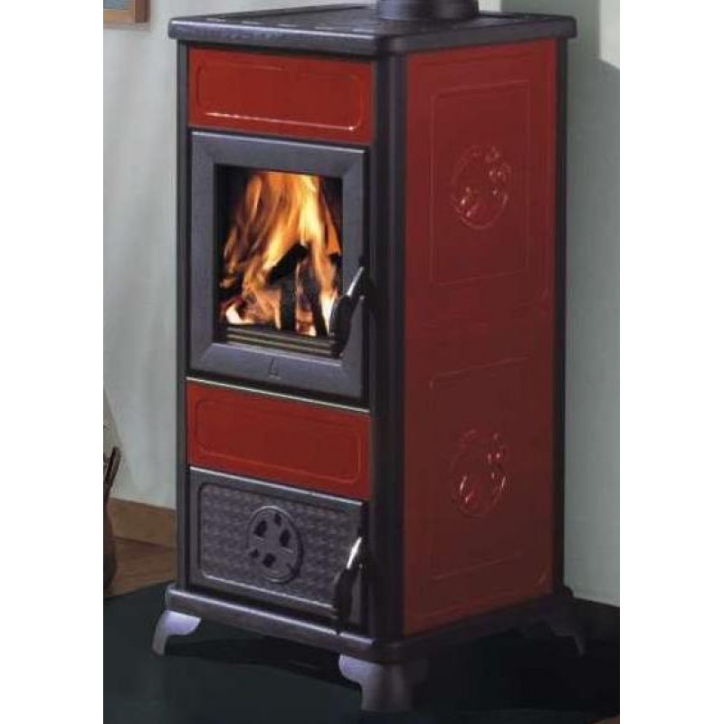 EDILKAMIN DAFNE teplovzdušná krbová kamna na dřevo barva kůže 434520