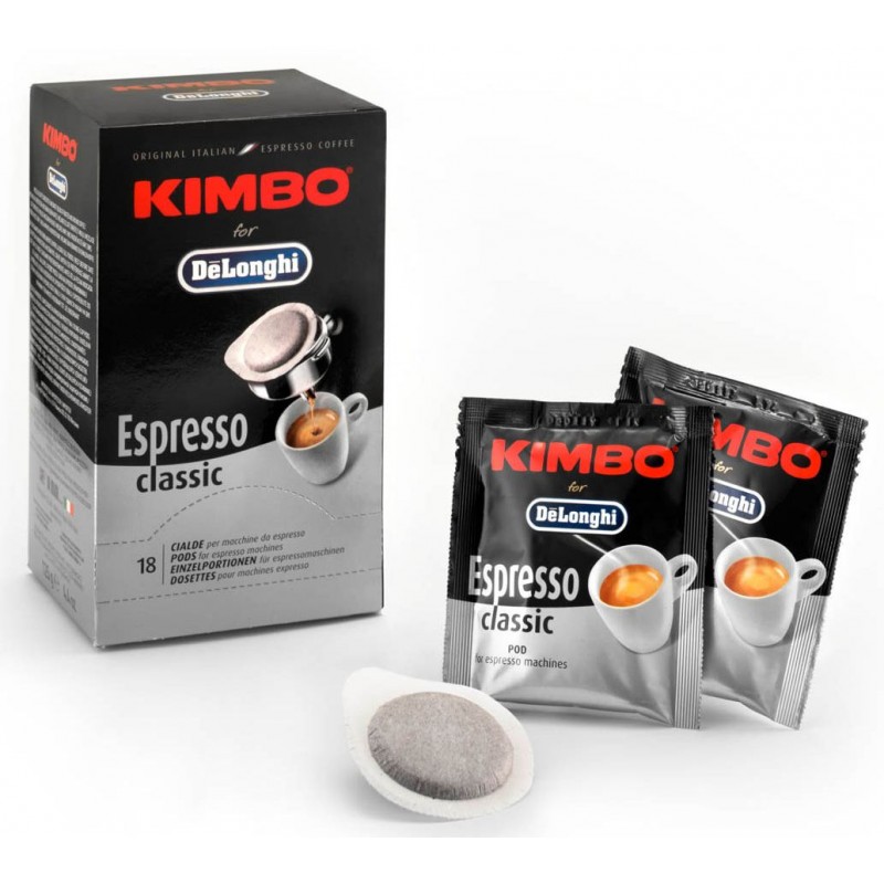 DeLonghi Káva Kimbo Espresso Classic pody, 18 ks 40029655 DeLonghi Káva Kimbo Espresso Classic pody, 18 ks 40029655