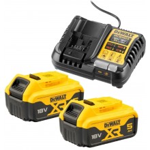 DeWALT DCB1104P2 Sada XR nabíječka DCB1104 + 18V 2x5,0Ah