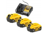 DeWALT DCB1104P3 Sada XR nabíječka DCB1104 + 3x DCB184 (18V/5,0Ah)