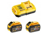 DeWALT DCB118Y2 Sada XR FlexVolt 54V nabíječka DCB118 + 18V (2 x DCB548 12,0Ah)