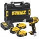 DeWALT DCD708P3T Aku Bezuhlíková vrtačka (65Nm/18V/3x5Ah) kufr Tstak