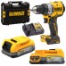 VÝPRODEJ DeWALT DCD800E2T Aku vrtačka XR (90Nm/18V/2x1,7Ah PowerStack) kufr Tstak POŠKOZENÝ KUFR!!