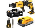 DeWALT DCF620E1K Aku sádrokartonářský šroubovák s podavačem vrutů (1x1,7Ah Powerstack) kufr Tstak