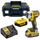 DeWALT DCF887P2 Aku Rázový utahovák 1/4" s 3 převodovými stupni (205Nm/18V/2x5,0Ah) kufr Tstak