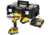 DeWALT DCF900H2T Aku rázový utahovák 1/2" (1898Nm/18V/2x5,0Ah PowerStack) kufr Tstak