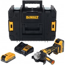 DeWALT DCG404S2T Aku úhlová bruska (125mm/18V/2x3,5Ah)