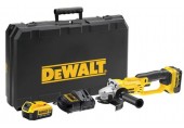 DeWALT DCG412M2 Aku úhlová bruska 125 mm XR 18 V Li-Ion (2x 4,0 Ah) kufr