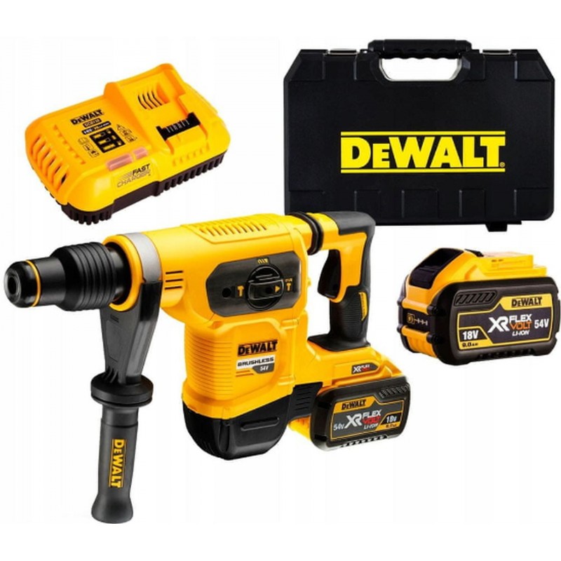 DeWALT DCH481X2 Aku kombinované kladivo 6,1J SDS-Max XR FlexVolt (54V/2x9,0Ah) Tstak DeWALT DCH481X2 Aku kombinované kladivo 6,1J SDS-Max XR FlexVolt (54V/2x9,0Ah) Tstak