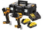 DeWALT DCK2050H2T Combo sada (DCD805+DCF850+DCB115+18V/5,0Ah PowerStack)kufr Tstak