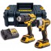 DeWALT DCK2059D2T Aku Kombinovaná sada vrtačka/šroubovák a rázový utahovák (2x2,0Ah/18V) ,TSTAK II