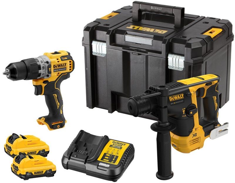 DeWALT DCK2102L2T Kombinovaná sada (DCH072+DCD706 +DCB124+DCB115)Tstak DeWALT DCK2102L2T Kombinovaná sada (DCH072+DCD706 +DCB124+DCB115)Tstak