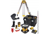 DeWALT DCK374D1R Aku sada rotačního červeného laseru 360 ° XR (18V/1x2,0Ah)Tstak box