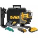 DeWALT DCLE34035D1 Aku multi laser 3x360° zelený s dalkovým ovládáním (18V/2,0Ah) T-stak