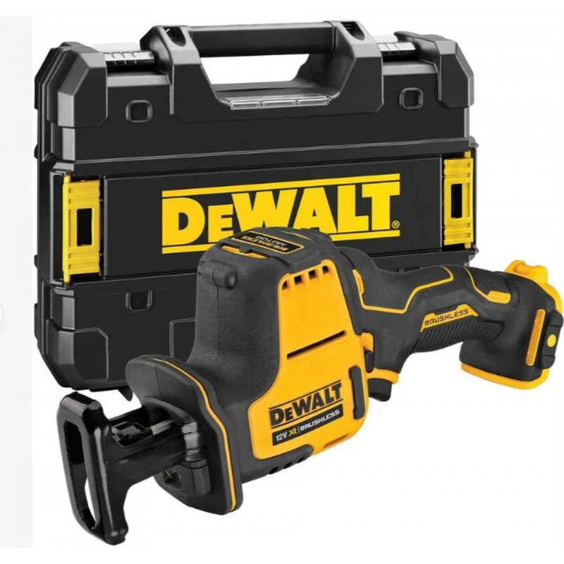 DeWALT DCS312NT Aku mečová pila (12V/bez aku) kufr Tstak DeWALT DCS312NT Aku mečová pila (12V/bez aku) kufr Tstak