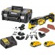 DeWALT DCS355D2 Aku bezuhlíková oscilační multibruska XR Li-Ion (18V/2x 2,0Ah) Tstak