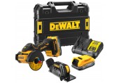 DeWALT DCS438E2T Aku univerzální řezačka, kotouč 76 mm, 18V (2x1,7Ah Powerstack) kufr Tstak