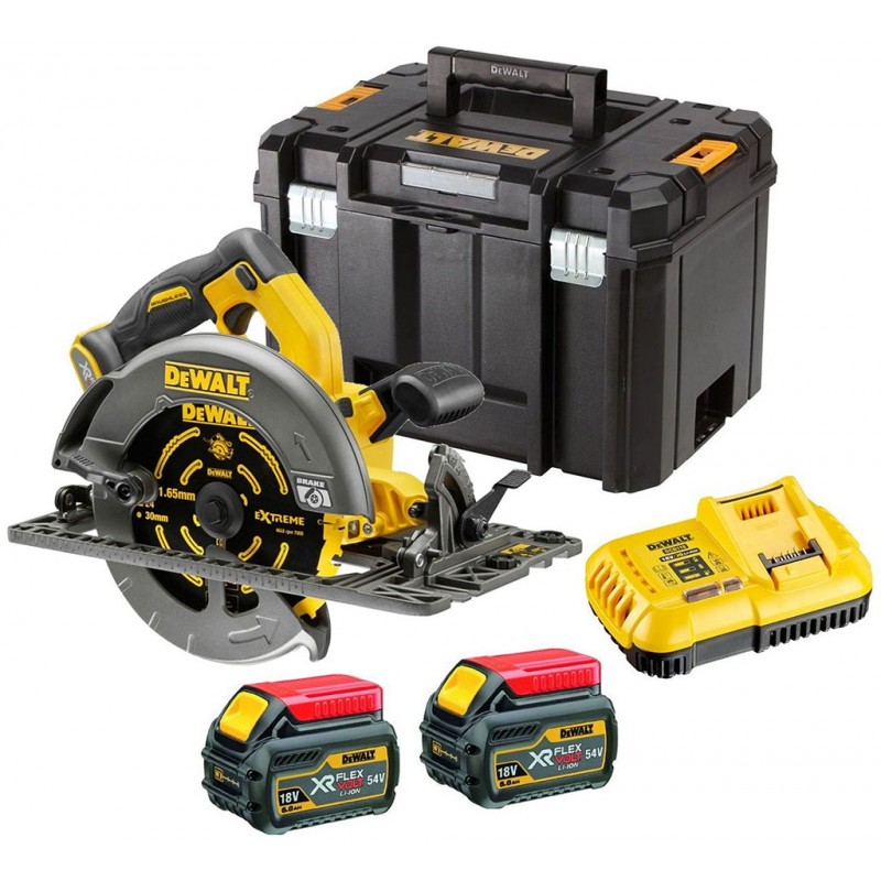 DeWALT Aku kotoučová pila 2x 6,0Ah FLEXVOLT 54V DCS576T2 DeWALT Aku kotoučová pila 2x 6,0Ah FLEXVOLT 54V DCS576T2