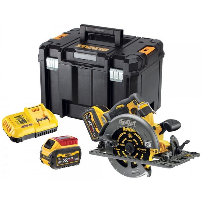 DeWALT DCS579T2 Aku kotoučová pila 190mm XR FlexVolt (54V/2x2,0 Ah) kufr Tstak