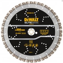 DeWALT DT20465 Segmentový diamantový kotouč 350×25,4 mm pro řezání armatury