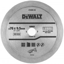 DeWALT DT20591 Diamantový řezný kotouč 75mm na obklady pro řezačku DCS438