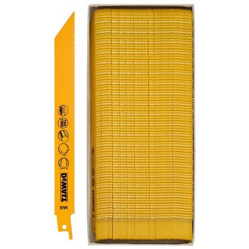 DeWALT DT2323 pilové plátky bimetalové na kov, 203 mm, hromadné balení 100 ks DeWALT DT2323 pilové plátky bimetalové na kov, 203 mm, hromadné balení 100 ks