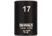 DeWALT DT7535 Nástrčná hlavice EXTREME IMPACT 1/2“ krátká, 17 mm