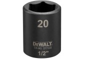 DeWALT DT7538 Nástrčná hlavice EXTREME IMPACT 1/2“ krátká, 20 mm