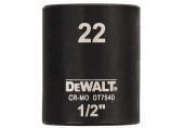 DeWALT DT7540 Nástrčná hlavice EXTREME IMPACT 1/2“ krátká, 22 mm
